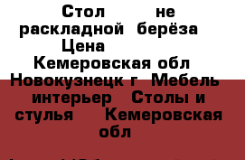 Стол 160*80 не раскладной (берёза) › Цена ­ 24 000 - Кемеровская обл., Новокузнецк г. Мебель, интерьер » Столы и стулья   . Кемеровская обл.